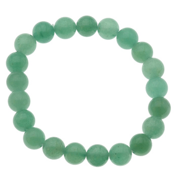 Bransoletka 18 cm – Awenturyn, kulki 8,5 mm, na gumce silikonowej