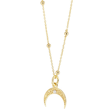 Naszyjnik z rogiem obfitości - srebro złocone