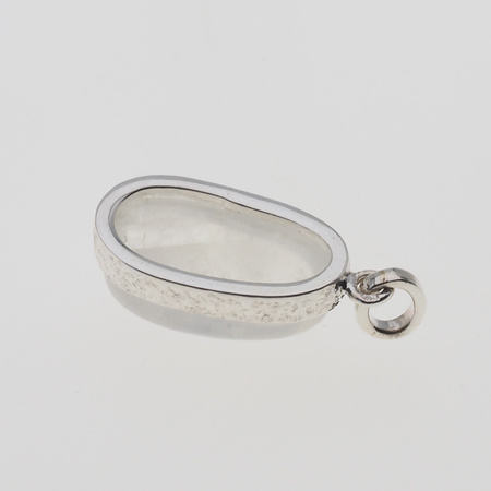 Zawieszka z Kamieniem Księżycowym w srebrze młotkowanym