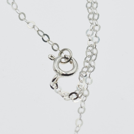 Naszyjnik - Sodalit mały sopel na łańcuszku srebrnym