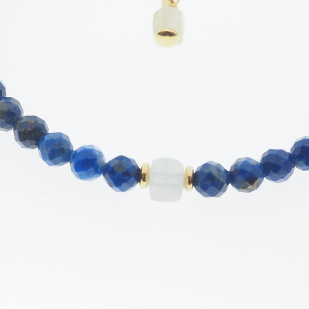 Bransoletka - mix kamieni Lapis Lazuli, Morganit, Awenturyn