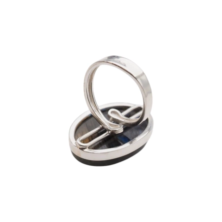 Pierścionek z Labradorytem w srebrze