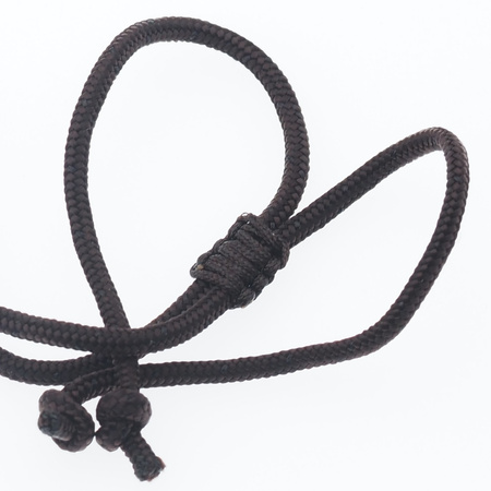 Naszyjnik regulowany- surowy Kryształ Górski na sznurku