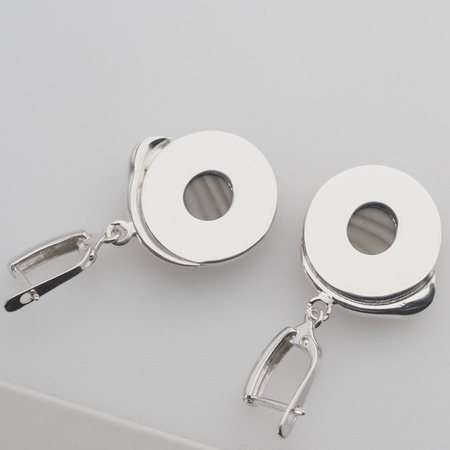 Srebrne kolczyki z Krzemieniem Pasiastym – artystyczna oprawa, srebro 925