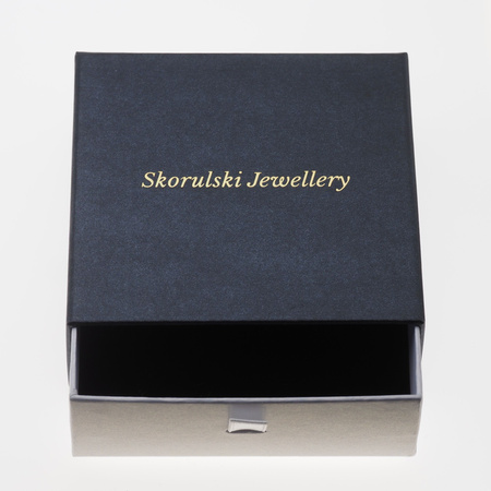 Bransoletka znak zodiaku rak - mix kamieni i srebro złocone