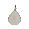 Zawieszka z Kamieniem Księżycowym w srebrze młotkowanym
