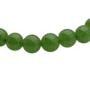 Bransoletka 18,5 cm - Jadeit zielony kulki 8mm
