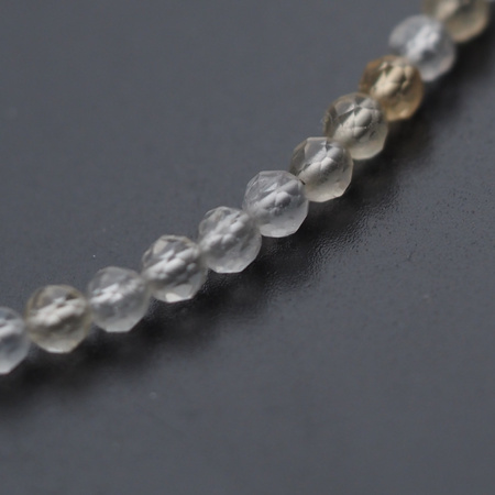 Bransoletka obfitości i miłości - Cytryn, Turmalin czarny, Kwarc Różowy i srebro złocone