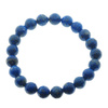 Bransoletka 19 cm - Lapis Lazuli fasetowane kulki 9mm