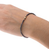 Bransoletka - Szafir fasetowane kulki 3mm