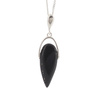Naszyjnik srebrny - Onyks łza na łańcuszku