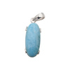 Zawieszka - larimar owalny 28x12 mm w srebrze