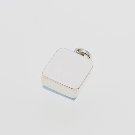 Zawieszka - larimar kwadrat w srebrze