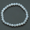 Bransoletka 19cm - Akwamaryn kulki 6mm