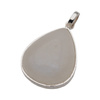 Zawieszka z Kamieniem Księżycowym w srebrze młotkowanym