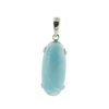 Zawieszka - larimar owalny 28x12mm w srebrze