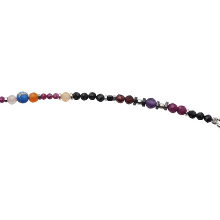 Bransoletka znak zodiaku baran - mix kamieni i srebro