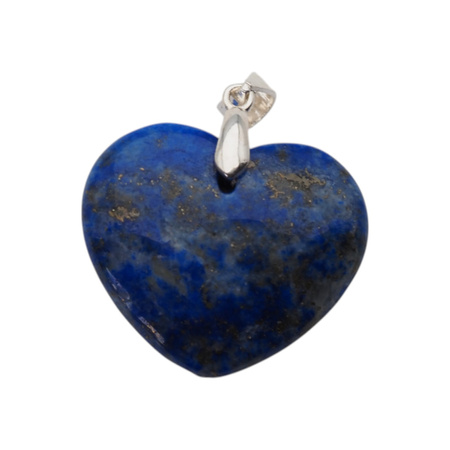 Zawieszka - Lapis Lazuli serce w srebrze