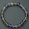 Bransoletka 19 cm - Ametryn kulki 8mm na gumce