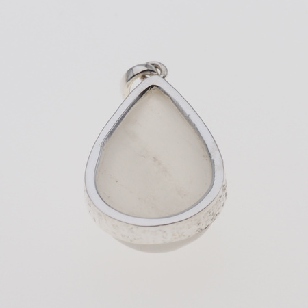 Zawieszka z Kamieniem Księżycowym w srebrze młotkowanym