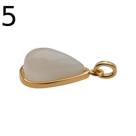 Zawieszka z Kamieniem Księżycowym w srebrze złoconym