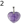 Zawieszka - Ametyst serce w srebrze