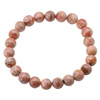 Bransoletka - Rodochrozyt kulki 8mm