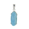 Zawieszka - larimar owalny 28x12 mm w srebrze