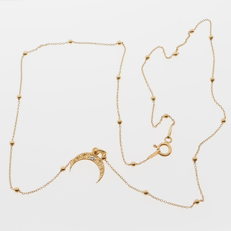 Naszyjnik z rogiem obfitości - srebro złocone