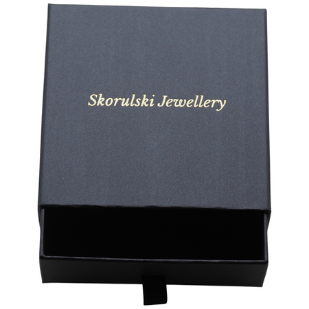 Naszyjnik męski - Bronzyt, lawa, złoty Hematyt i srebro złocone