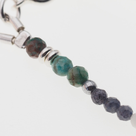 Bransoletka znak zodiaku strzelec - mix kamieni i srebro