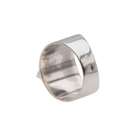 Pierścionek sygnet- Kamień Księżycowy i srebro (różne kamienie do wyboru)