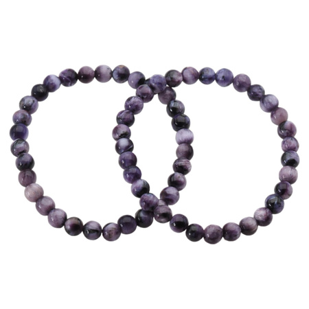 Bransoletka 19cm - Czaroit kulki 6mm