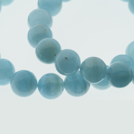 Bransoletka - Akwamaryn kulki 10mm