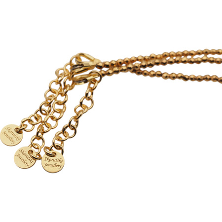 Bransoletka urodzeniowa maj - szmaragd, złoty hematyt i srebro złocone