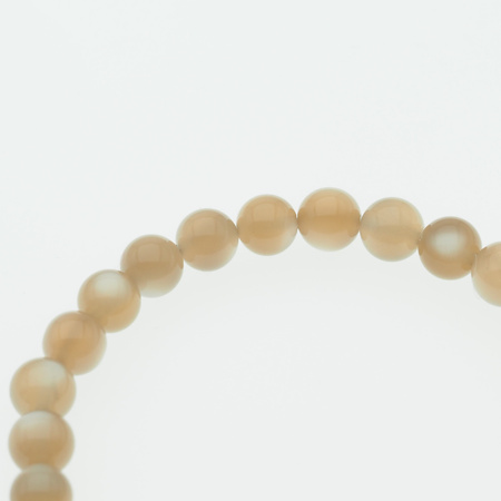 Bransoletka 18,5 cm na gumce - Kamień Słoneczny kulki