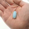 Zawieszka - larimar owalny 28x12mm w srebrze