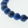 Bransoletka 19 cm - Lapis Lazuli fasetowane kulki 9mm