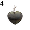 Zawieszka - Labradoryt serce w srebrze