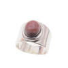 Pierścionek sygnet- Rodochrozyt owalny i srebro (różne kamienie do wyboru)