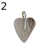 Zawieszka serce - Krzemień Pasiasty i srebro