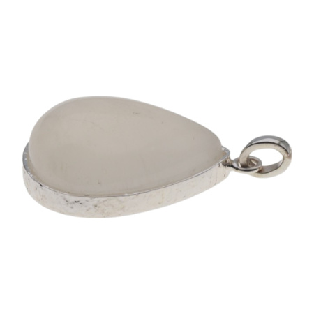 Zawieszka z Kamieniem Księżycowym w srebrze młotkowanym