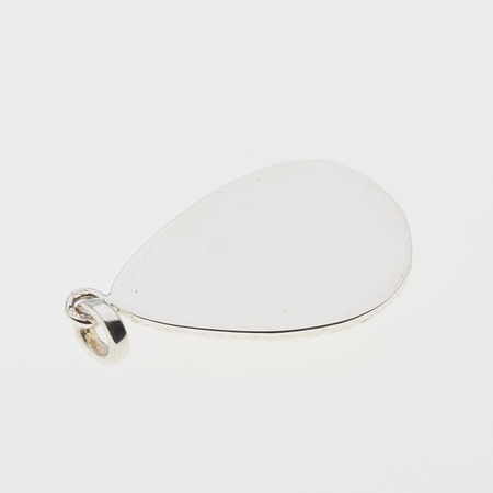 Zawieszka z Kamieniem Księżycowym w srebrze młotkowanym