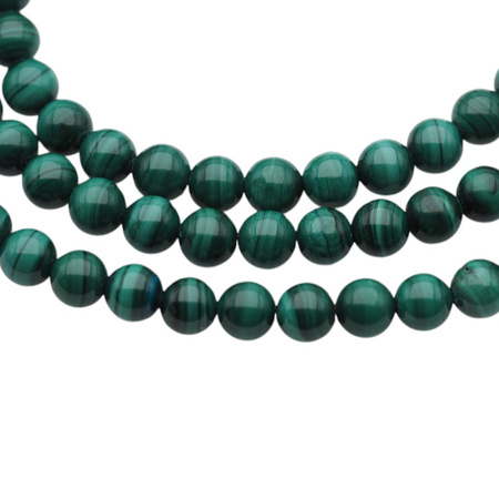 Naszyjnik z zawieszką - Malachit i srebro