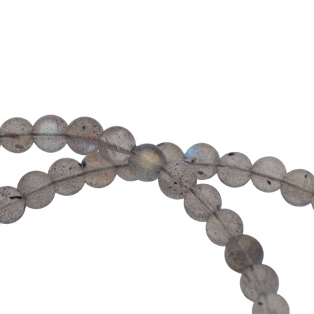 Naszyjnik z zawieszką - Labradoryt i srebro