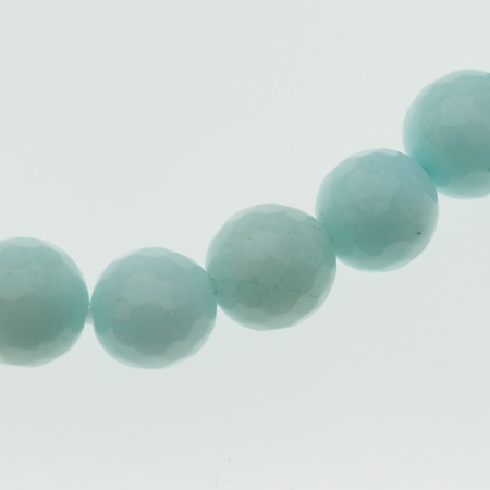 Bransoletka 18 cm - Jadeit miętowy kulki i srebrna zawieszka słońce