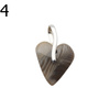 Zawieszka serce - Krzemień Pasiasty i srebro