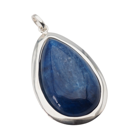 Zawieszka - kyanit łza w srebrze