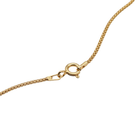 Naszyjnik srebrny złocony - Lapisem Lazuli trapez