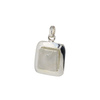 Zawieszka - Kamień Księżycowy kwadrat w srebrze